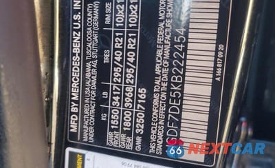 Zdjęcie 10 z 14 samochodu: 2019 MERCEDES-BENZ GLS 550 4MATIC VIN:4JGDF7DE5KB222454 - miniatura