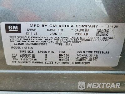 Zdjęcie 14 z 14 samochodu: 2021 BUICK ENCORE GX SELECT VIN:KL4MMDS20MB093912 - miniatura