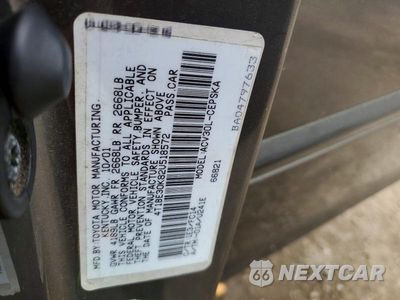 Zdjęcie 12 z 12 samochodu: 2002 TOYOTA CAMRY SE VIN:4T1BE30K82U518572 - miniatura