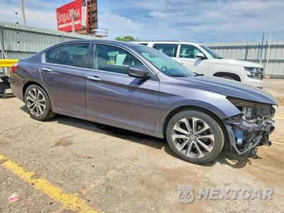 Czwarte zdjęcie samochodu z boku: 2015 HONDA ACCORD SPORT VIN:1HGCR2F55FA106627 - miniatura