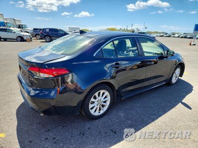 Trzecie zdjęcie samochodu z tyłu: 2020 TOYOTA COROLLA XLE VIN:JTDFPRAE2LJ022018 - miniatura