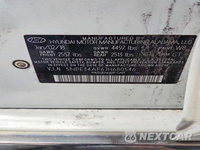 Zdjęcie 12 z 12 samochodu: 2018 HYUNDAI SONATA SPORT VIN:5NPE34AF6JH680546 - miniatura