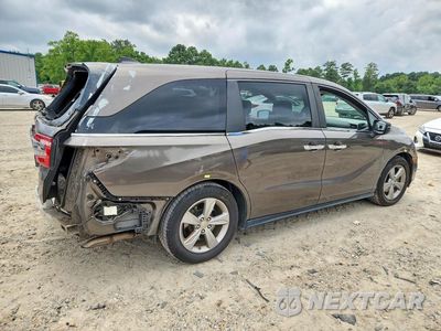 Trzecie zdjęcie samochodu z tyłu: 2018 HONDA ODYSSEY EXL VIN:5FNRL6H74JB082983 - miniatura