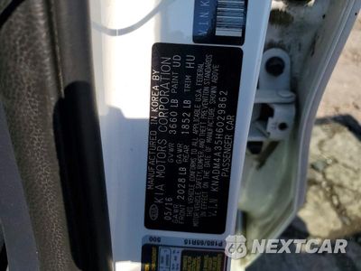 Zdjęcie 12 z 12 samochodu: 2017 KIA RIO LX VIN:KNADM4A35H6029862 - miniatura