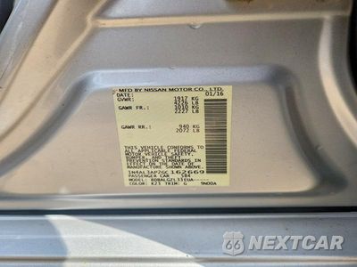 Zdjęcie 12 z 12 samochodu: 2016 NISSAN ALTIMA 2.5 S VIN:1N4AL3AP2GC162669 - miniatura