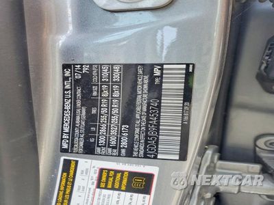 Zdjęcie 12 z 12 samochodu: 2015 MERCEDES-BENZ ML 350 VIN:4JGDA5JB9FA453740 - miniatura