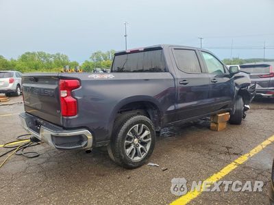 Trzecie zdjęcie samochodu z tyłu: 2024 CHEVROLET SILVERADO K1500 LT-L VIN:3GCPDKEK7RG463948 - miniatura