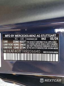 Zdjęcie 12 z 12 samochodu: 2024 MERCEDES-BENZ C 300 VIN:W1KAF4GB1RR206640 - miniatura