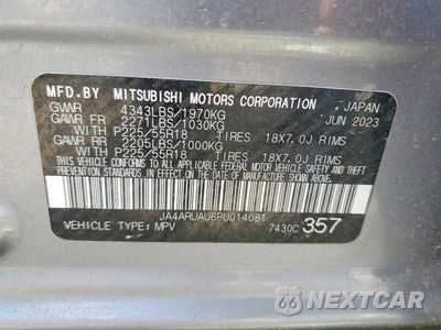 Zdjęcie 13 z 13 samochodu: 2023 MITSUBISHI OUTLANDER SPORT S/SE VIN:JA4ARUAU6PU014081 - miniatura