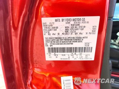 Zdjęcie 13 z 13 samochodu: 2012 FORD ESCAPE LIMITED VIN:1FMCU0EG0CKC44789 - miniatura