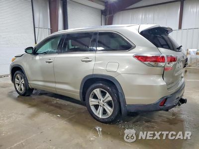 Drugie zdjęcie samochodu z przodu: 2014 TOYOTA HIGHLANDER XLE VIN:5TDJKRFH8ES015124 - miniatura