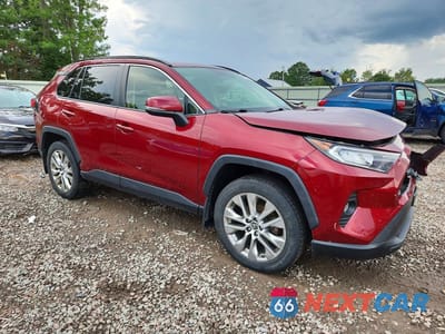 Czwarte zdjęcie samochodu z boku: 2019 TOYOTA RAV4 XLE PREMIUM VIN:JTMA1RFVXKD036668 - miniatura