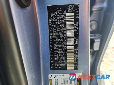 Zdjęcie 13 z 13 samochodu: 2007 TOYOTA MATRIX XR VIN:2T1KR32EX7C671698 - miniatura