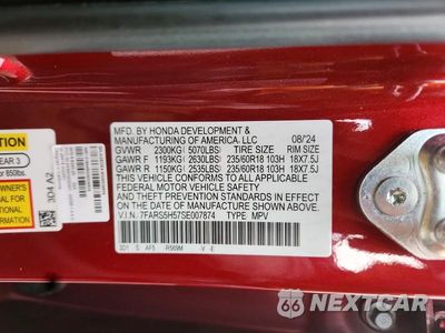 Zdjęcie 13 z 13 samochodu: 2025 HONDA CR-V SPORT VIN:7FARS5H57SE007874 - miniatura