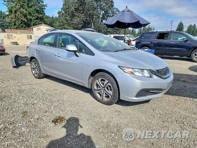 Czwarte zdjęcie samochodu z boku: 2013 HONDA CIVIC LX VIN:2HGFB2F50DH572109 - miniatura