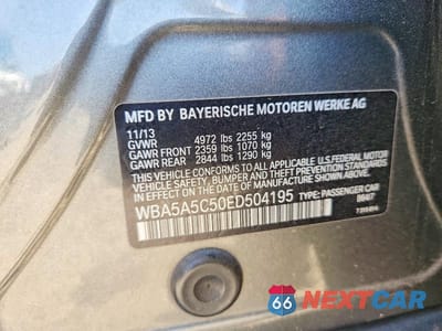 Zdjęcie 12 z 12 samochodu: 2014 BMW 528 I VIN:WBA5A5C50ED504195 - miniatura