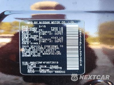 Zdjęcie 13 z 13 samochodu: 2015 INFINITI QX80 BASE VIN:JN8AZ2NF4F9572619 - miniatura