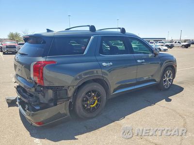 Trzecie zdjęcie samochodu z tyłu: 2022 HYUNDAI PALISADE SEL VIN:KM8R4DHE9NU415705 - miniatura
