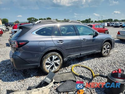 Trzecie zdjęcie samochodu z tyłu: 2022 SUBARU OUTBACK TOURING VIN:4S4BTAPC1N3201994 - miniatura