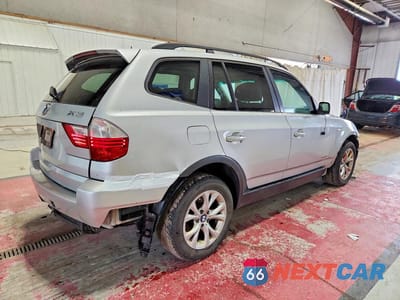 Trzecie zdjęcie samochodu z tyłu: 2009 BMW X3 XDRIVE30I VIN:WBXPC93449WJ27307 - miniatura