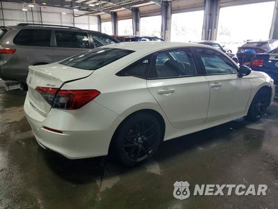 Trzecie zdjęcie samochodu z tyłu: 2024 HONDA CIVIC SPORT VIN:2HGFE2F58RH567397 - miniatura