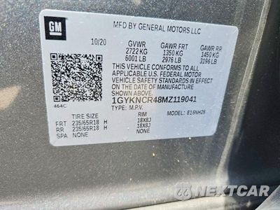 Zdjęcie 13 z 13 samochodu: 2021 CADILLAC XT5 PREMIUM LUXURY VIN:1GYKNCR48MZ119041 - miniatura