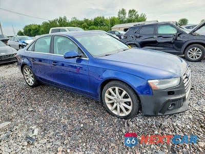 Czwarte zdjęcie samochodu z boku: 2013 AUDI A4 PREMIUM PLUS VIN:WAUFFAFL0DN010808 - miniatura