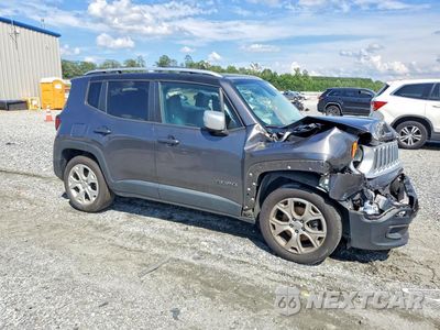 Czwarte zdjęcie samochodu z boku: 2017 JEEP RENEGADE LIMITED VIN:ZACCJADB7HPF97584 - miniatura
