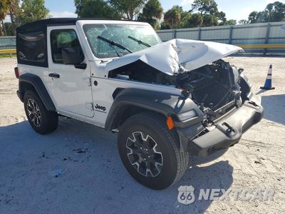 Czwarte zdjęcie samochodu z boku: 2024 JEEP WRANGLER SPORT VIN:1C4PJXAG5RW367289 - miniatura