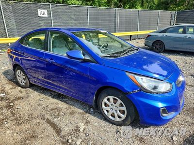 Czwarte zdjęcie samochodu z boku: 2012 HYUNDAI ACCENT GLS VIN:KMHCT4AE5CU152581 - miniatura