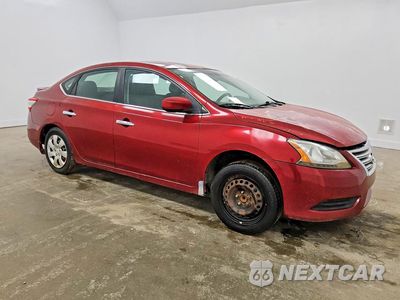 Czwarte zdjęcie samochodu z boku: 2014 NISSAN SENTRA SV VIN:3N1AB7AP4EY288785 - miniatura