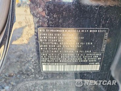 Zdjęcie 13 z 13 samochodu: 2021 VOLKSWAGEN TIGUAN S VIN:3VV1B7AX5MM086848 - miniatura