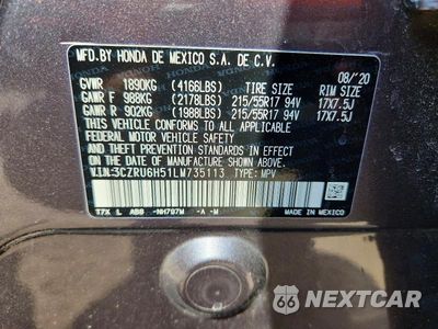 Zdjęcie 12 z 12 samochodu: 2020 HONDA HR-V EX VIN:3CZRU6H51LM735113 - miniatura