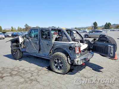 Drugie zdjęcie samochodu z przodu: 2022 JEEP WRANGLER UNLIMITED RUBICON VIN:1C4HJXFN2NW244930 - miniatura