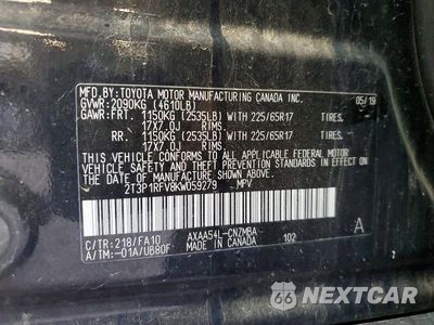 Zdjęcie 14 z 14 samochodu: 2019 TOYOTA RAV4 XLE VIN:2T3P1RFV8KW059279 - miniatura