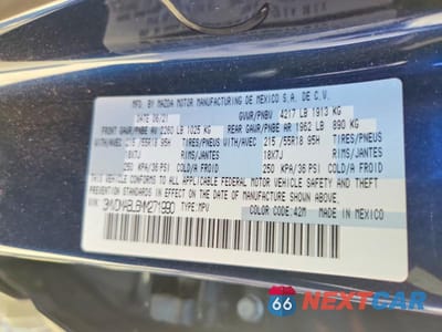 Zdjęcie 13 z 13 samochodu: 2021 MAZDA CX-30 SELECT VIN:3MVDMABL6MM271990 - miniatura