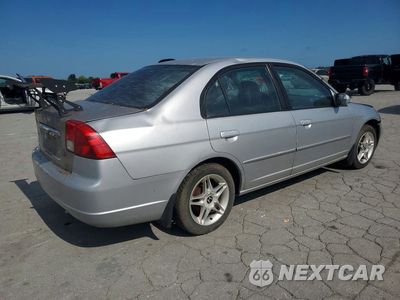 Trzecie zdjęcie samochodu z tyłu: 2002 HONDA CIVIC EX VIN:1HGES25712L002165 - miniatura