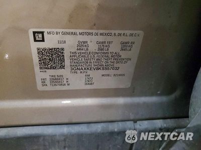 Zdjęcie 14 z 14 samochodu: 2019 CHEVROLET EQUINOX LT VIN:3GNAXKEV8KS557032 - miniatura
