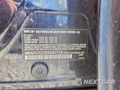 Zdjęcie 12 z 12 samochodu: 2013 BMW 535 XI VIN:WBAFU7C53DDU67116 - miniatura