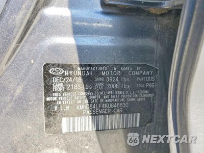 Zdjęcie 12 z 12 samochodu: 2019 HYUNDAI ELANTRA SEL VIN:KMHD84LF4KU848830 - miniatura