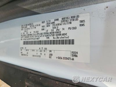 Zdjęcie 13 z 13 samochodu: 2015 FORD TRANSIT T-350 VIN:1FBZX2ZM1FKA31487 - miniatura