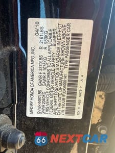 Zdjęcie 10 z 10 samochodu: 2019 ACURA TLX VIN:19UUB1F33KA000141 - miniatura
