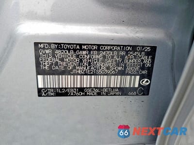 Zdjęcie 12 z 12 samochodu: 2025 LEXUS IS 350 F SPORT DESIGN VIN:JTHBZ1E21S5039067 - miniatura