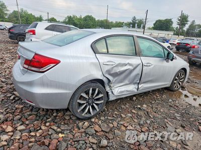 Trzecie zdjęcie samochodu z tyłu: 2014 HONDA CIVIC EXL VIN:2HGFB2F98EH503379 - miniatura