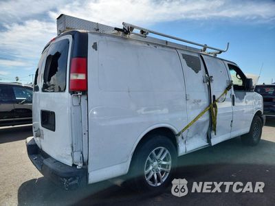 Trzecie zdjęcie samochodu z tyłu: 2012 CHEVROLET EXPRESS G1500 VIN:1GCSGAFXXC1115380 - miniatura