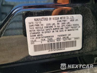 Zdjęcie 12 z 12 samochodu: 2014 INFINITI Q50 PREMIUM VIN:JN1BV7AP0EM686249 - miniatura