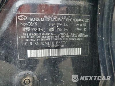 Zdjęcie 12 z 12 samochodu: 2020 HYUNDAI ELANTRA SE VIN:5NPD74LF1LH566700 - miniatura