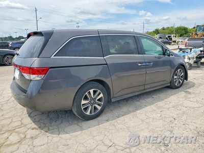 Trzecie zdjęcie samochodu z tyłu: 2014 HONDA ODYSSEY TOURING VIN:5FNRL5H93EB070115 - miniatura