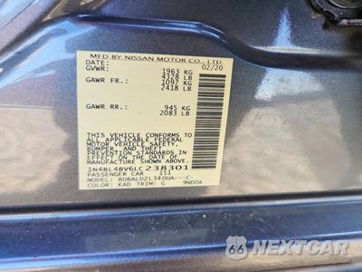 Zdjęcie 13 z 13 samochodu: 2020 NISSAN ALTIMA S VIN:1N4BL4BV6LC238301 - miniatura
