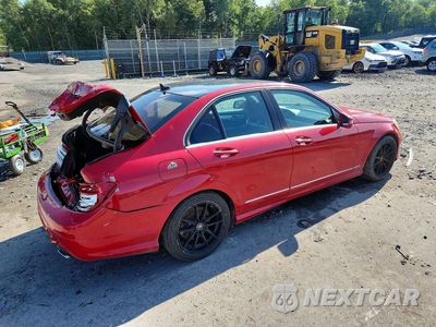 Trzecie zdjęcie samochodu z tyłu: 2014 MERCEDES-BENZ C 300 4MATIC VIN:WDDGF8AB8EA893666 - miniatura